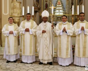 Nossa Diocese da Campanha ganha mais 4 novos diáconos no Encerramento do 3°Ano Vocacional