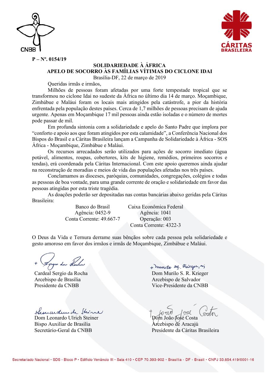 2019 - Carta SOS Africa