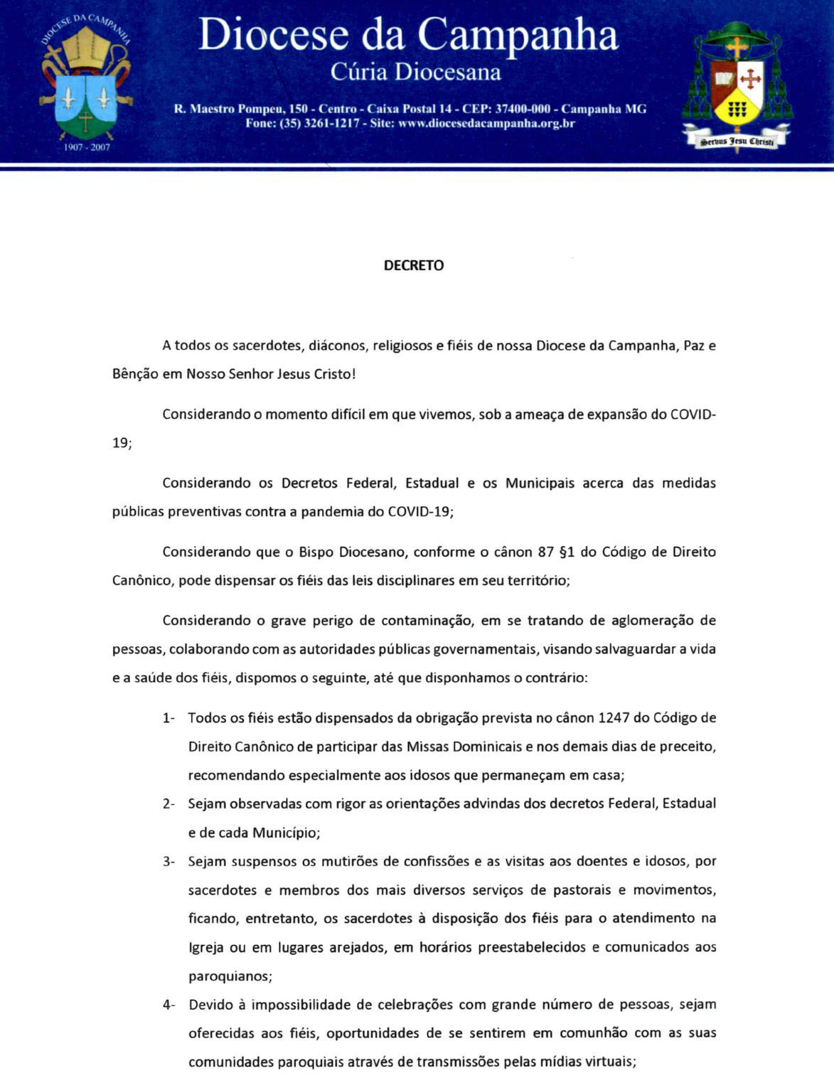 Decreto CORONAViRUS 0001