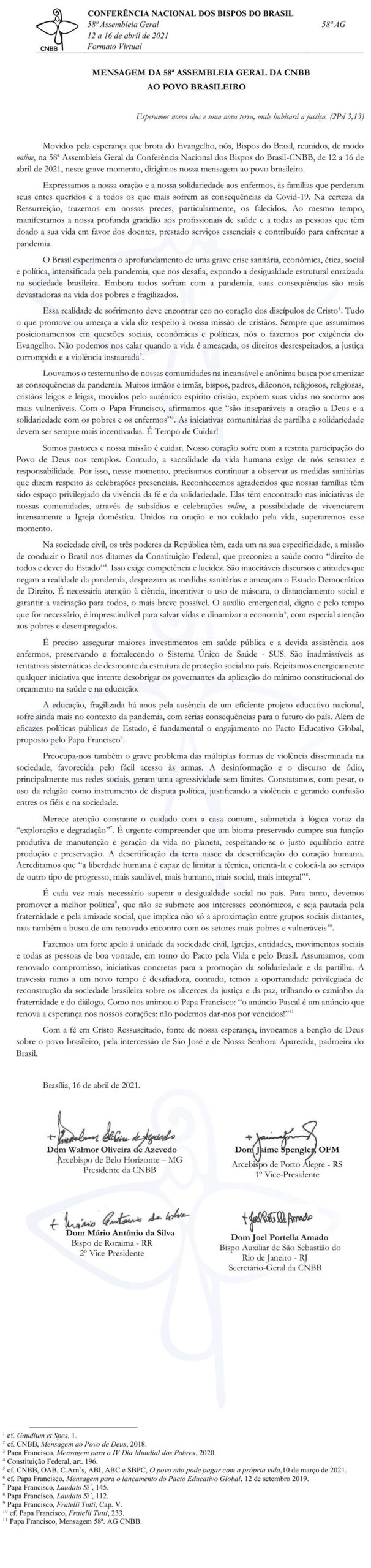 MENSAGEM AO POVO BRASILEIRO - 58 AGO-juntado2