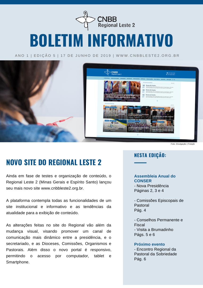 Boletim Informativo Leste 2 - 17 de junho de 2019 0001