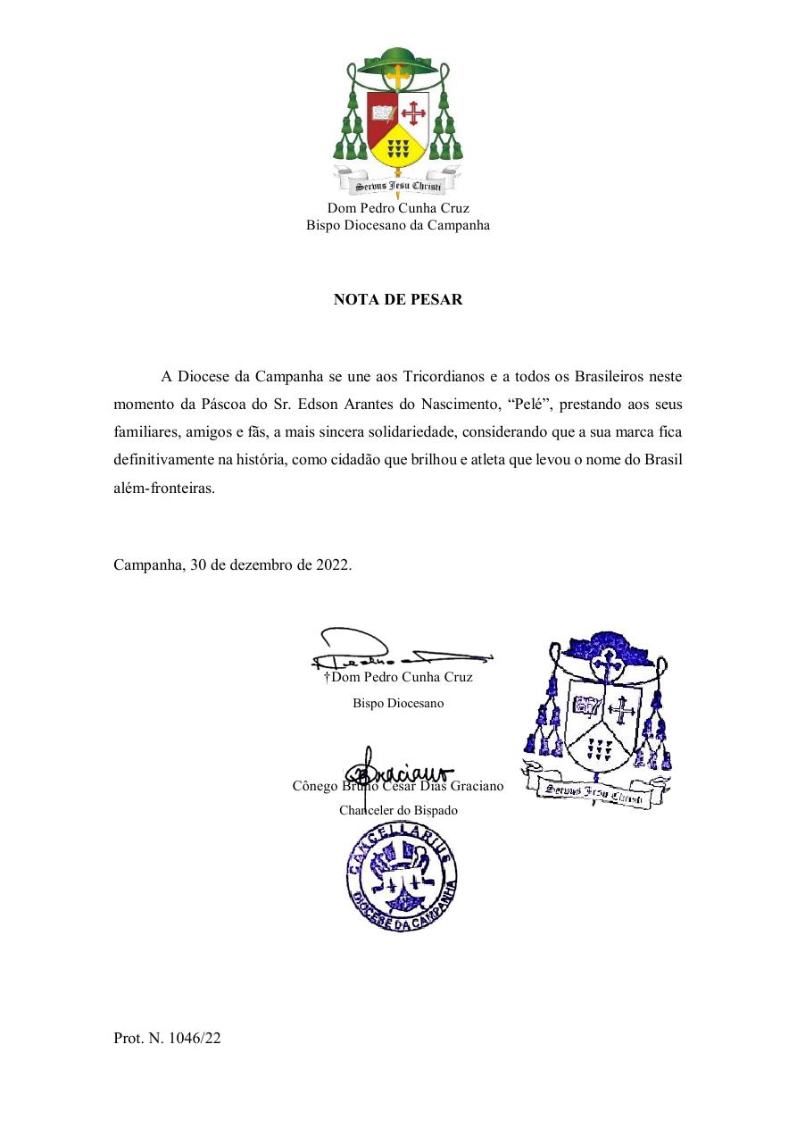 NOTA DE PESAR PELE